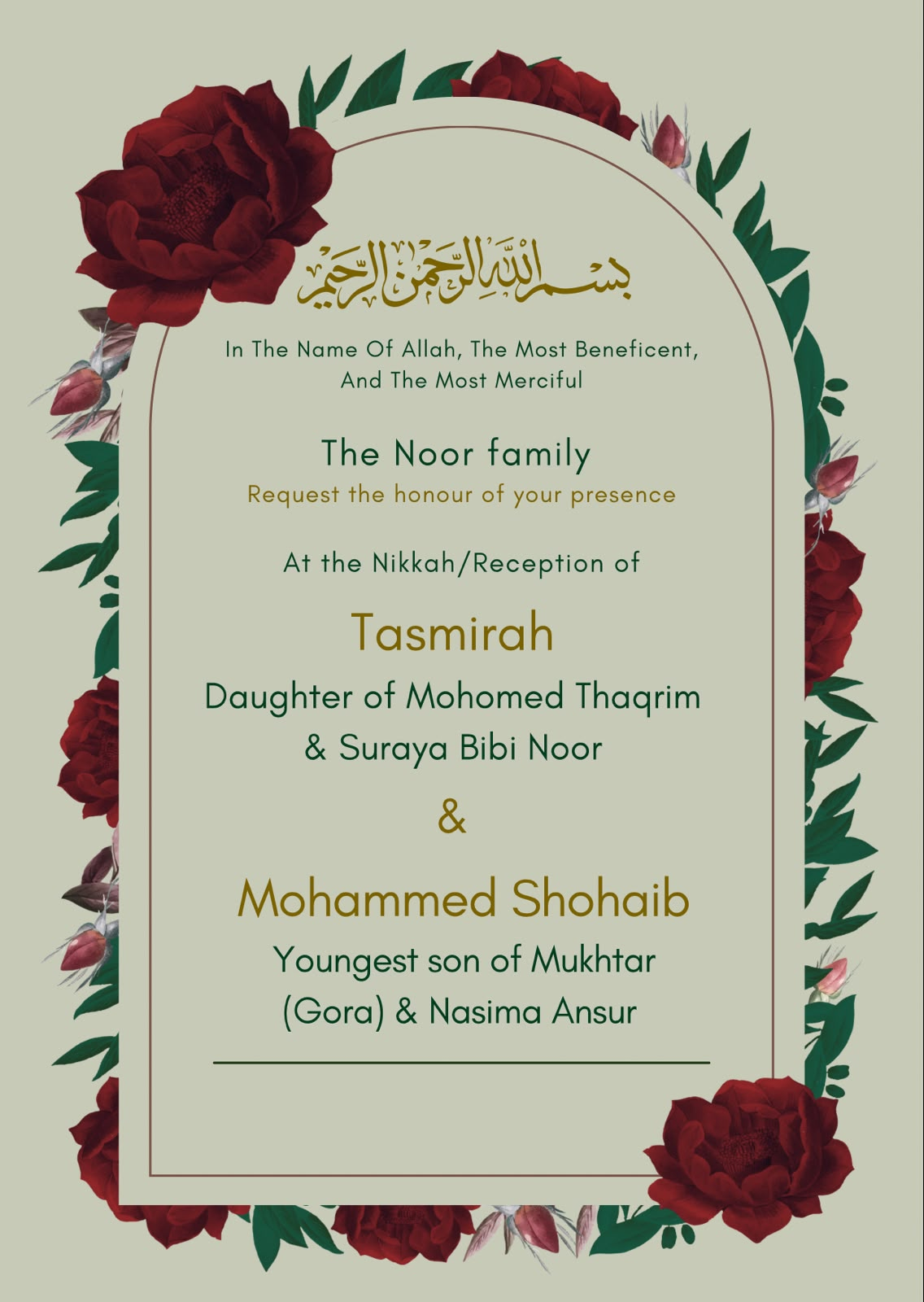 Wedding Invitation
